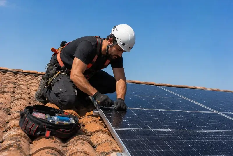 Maintenance et monitoring de panneaux solaires à Trensacq