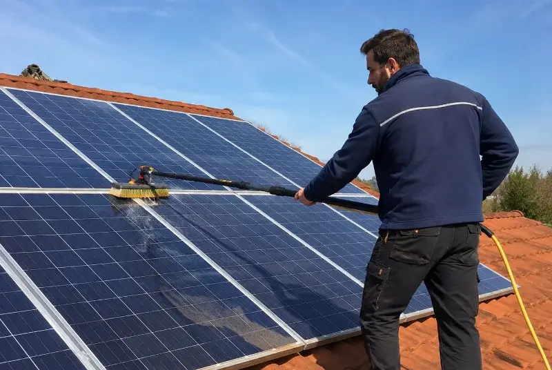 Nettoyage et entretien de panneaux solaires à Trensacq